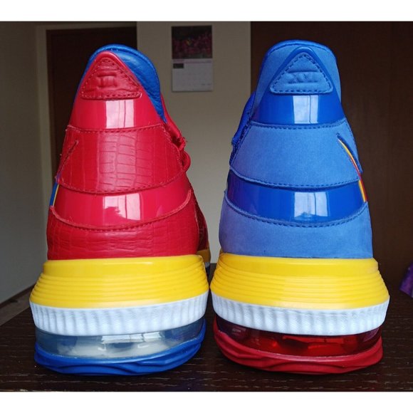 Nike LeBron XVI 16 SuperBron NYvsNY Championship Promo Sample Men\'s 10 Red Blue